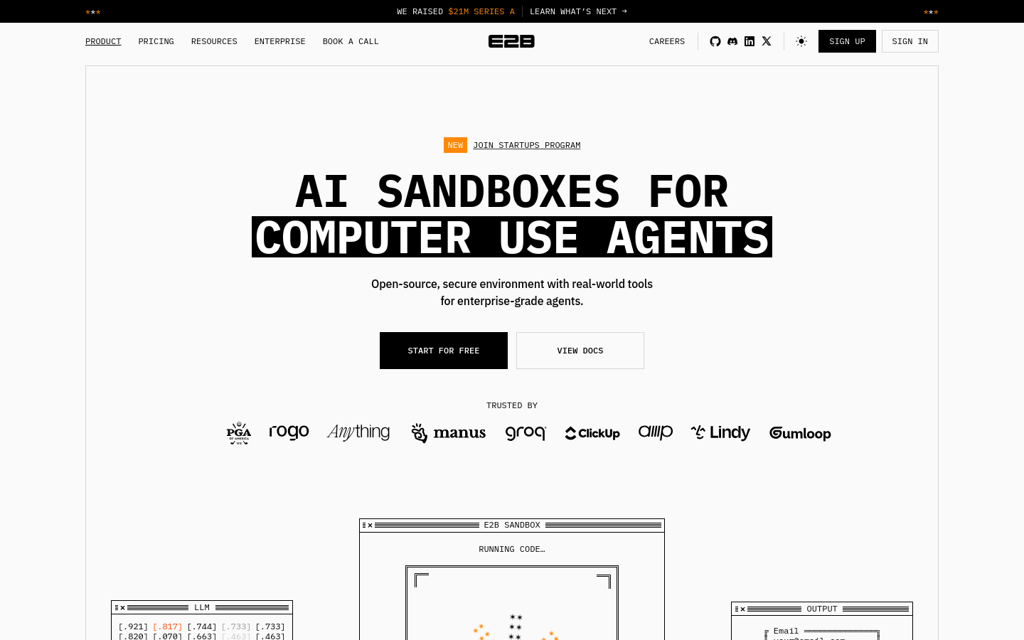 Captured Homepage / Lander