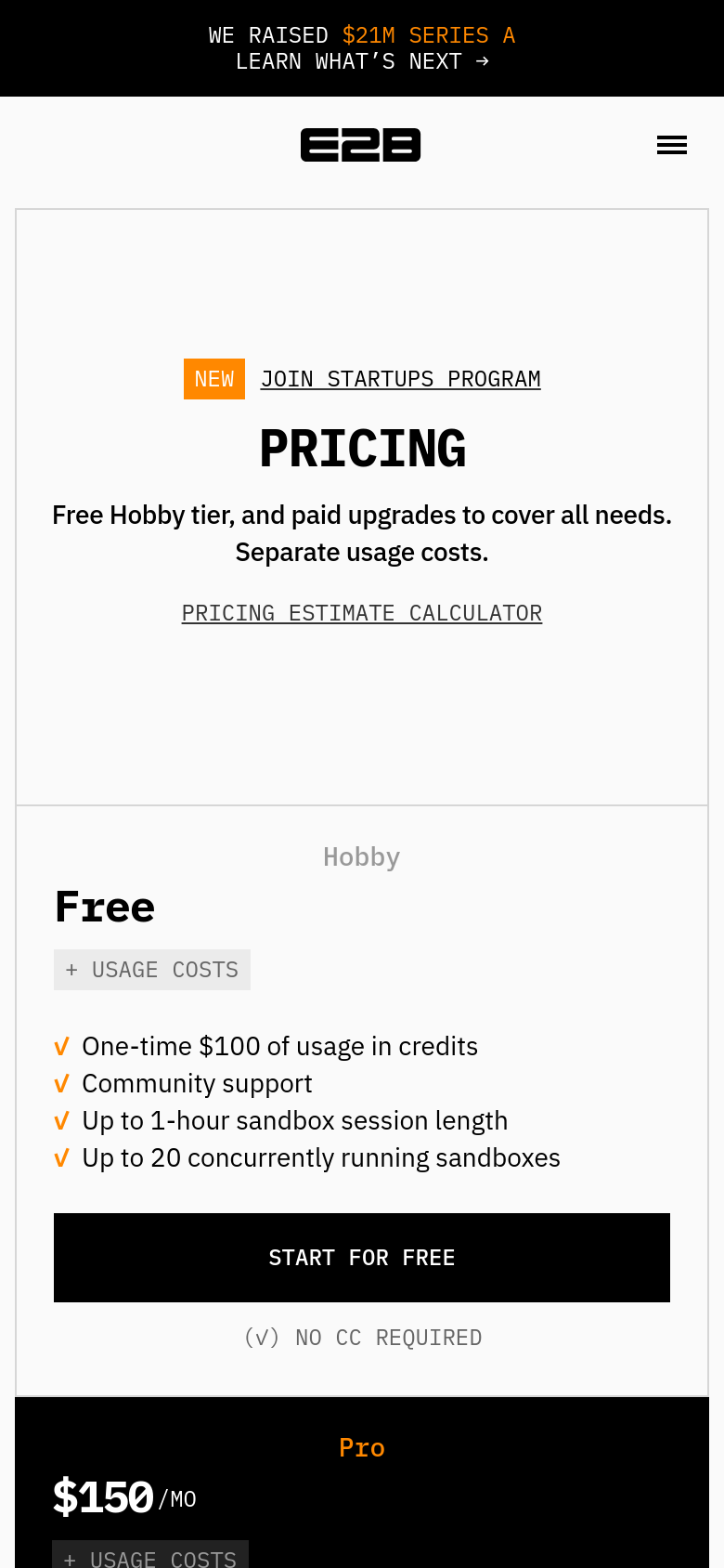 Pricing