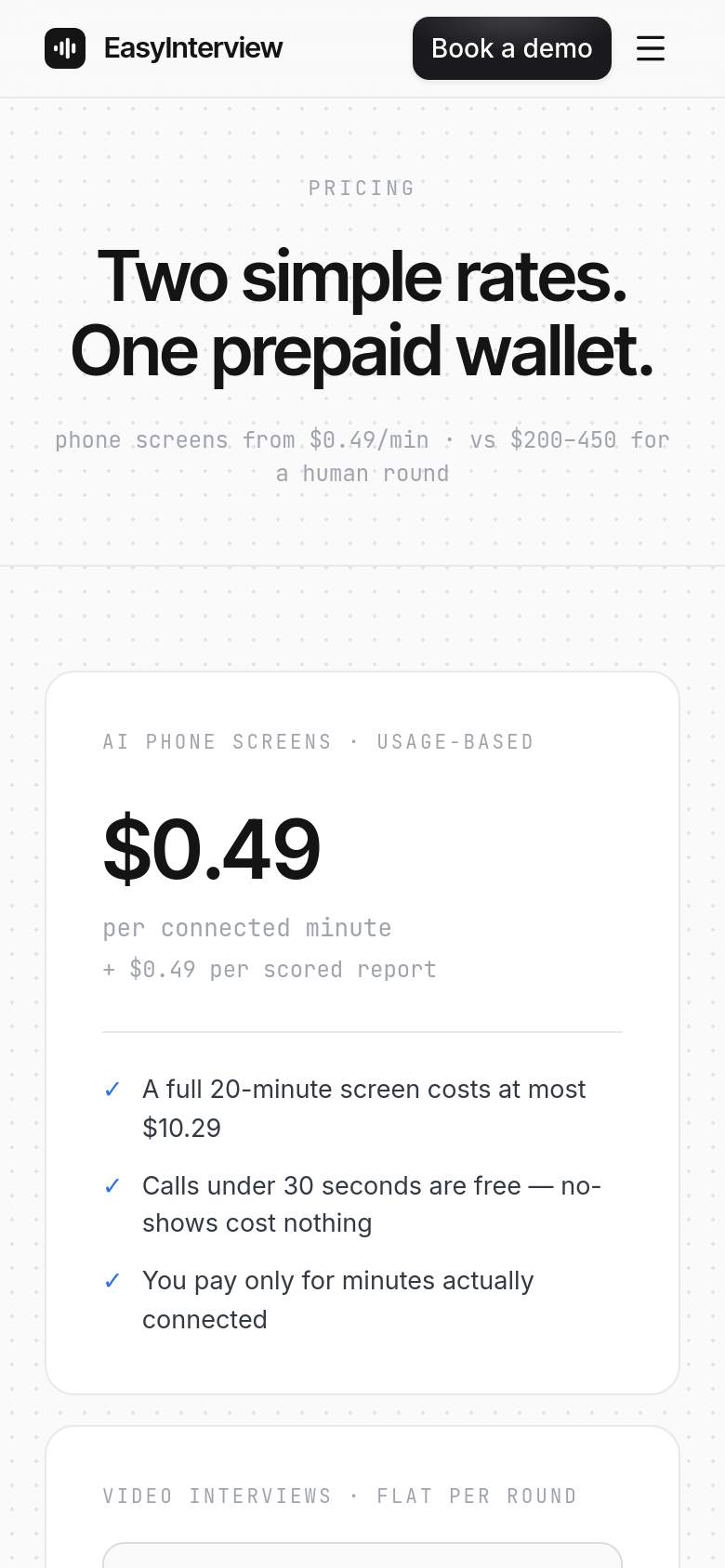 Pricing