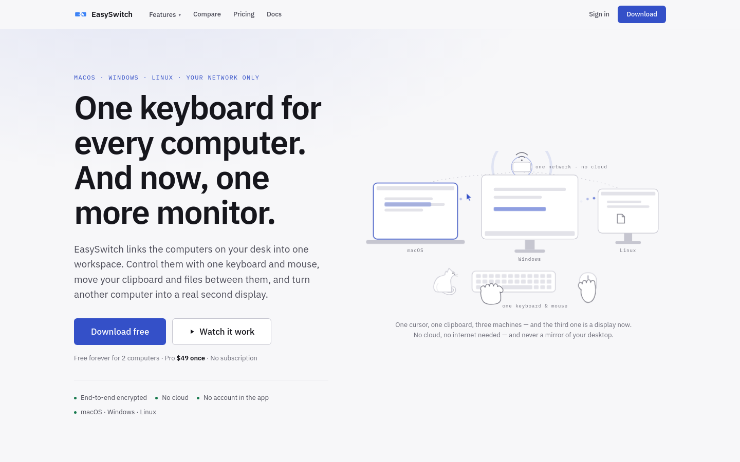 Captured Homepage / Lander