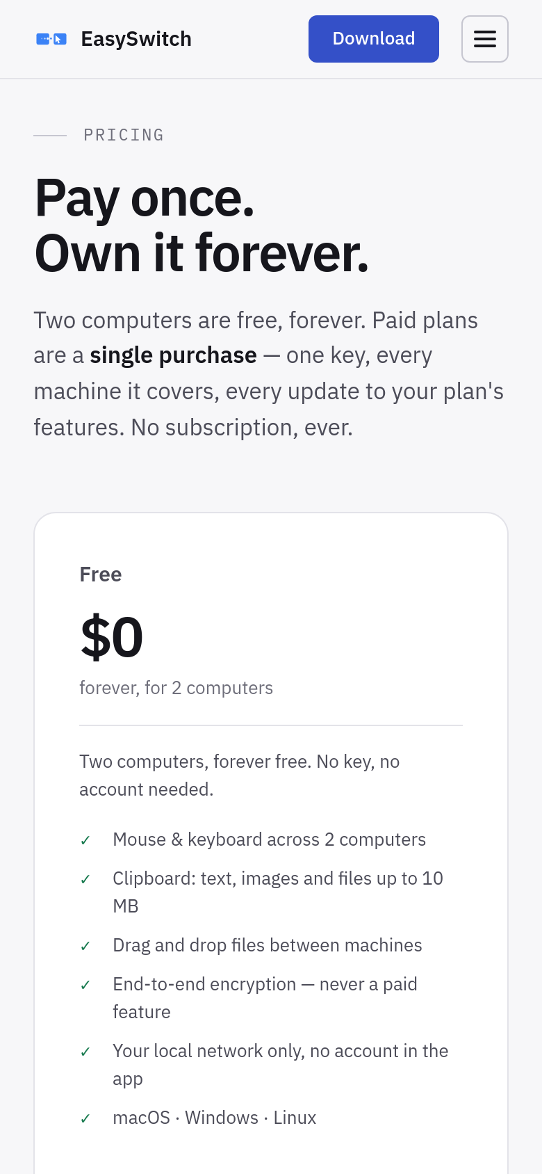 Pricing