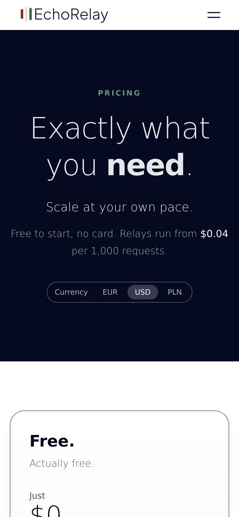 Pricing