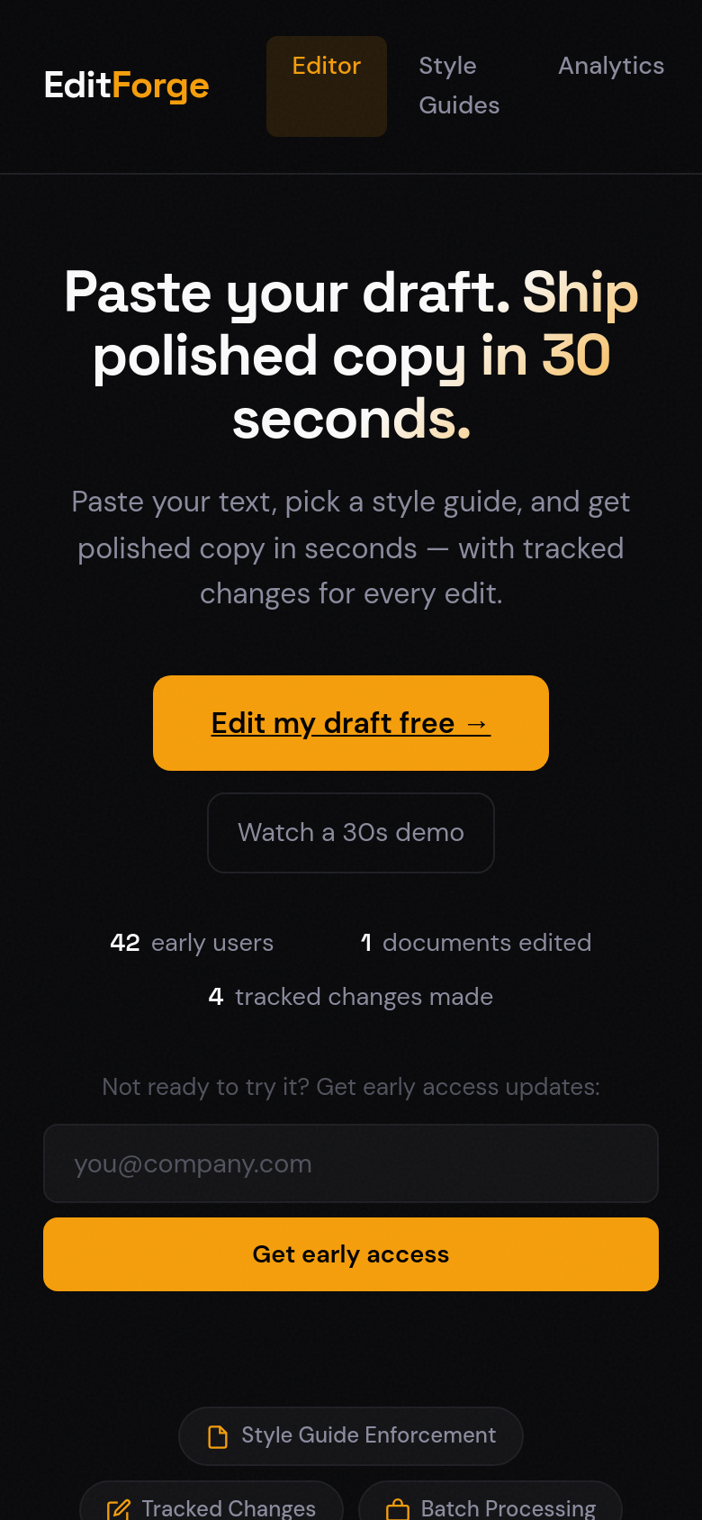 Homepage / Lander