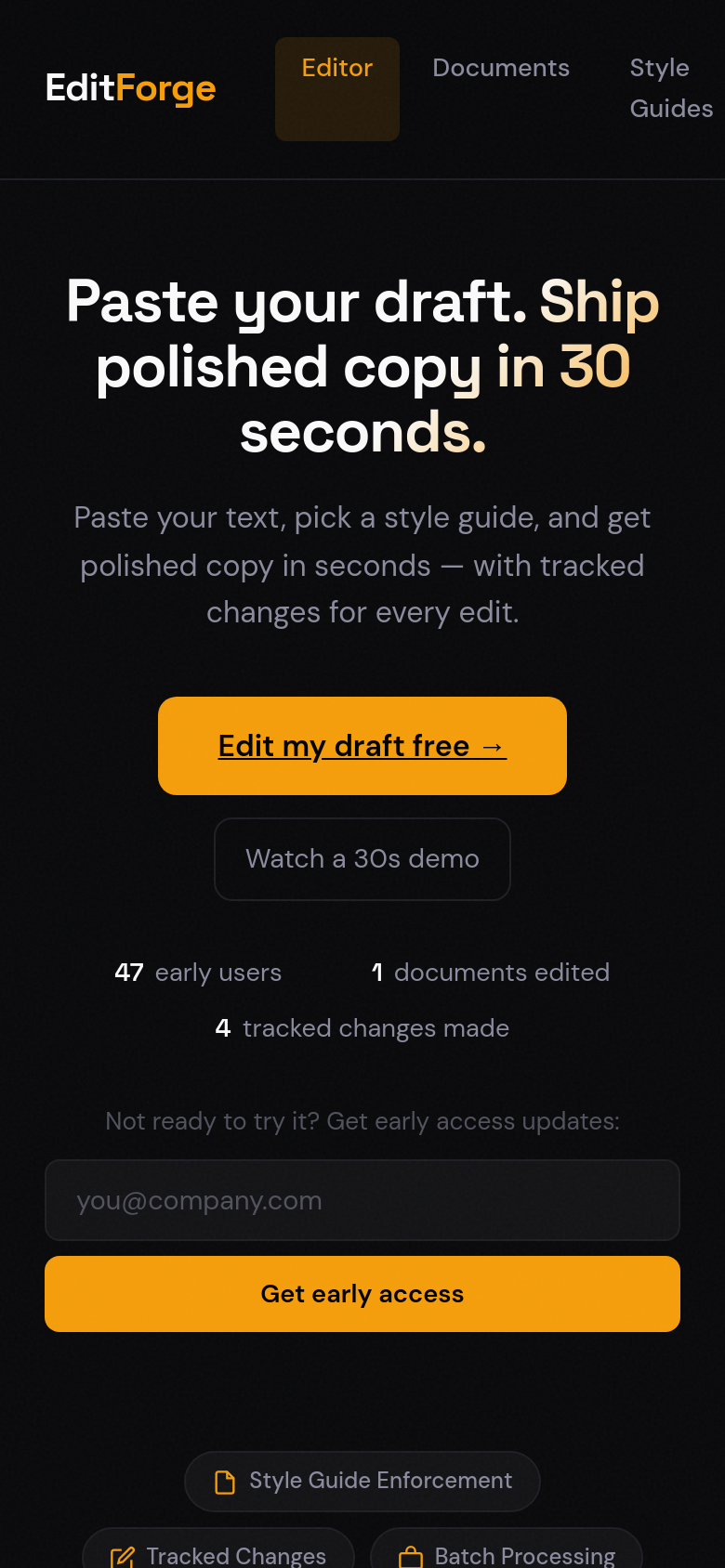 Homepage / Lander