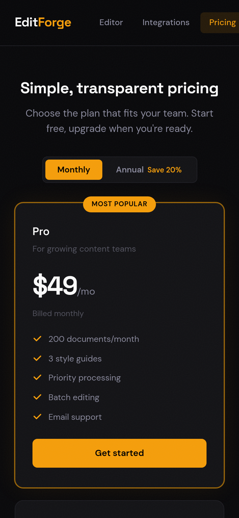 Pricing