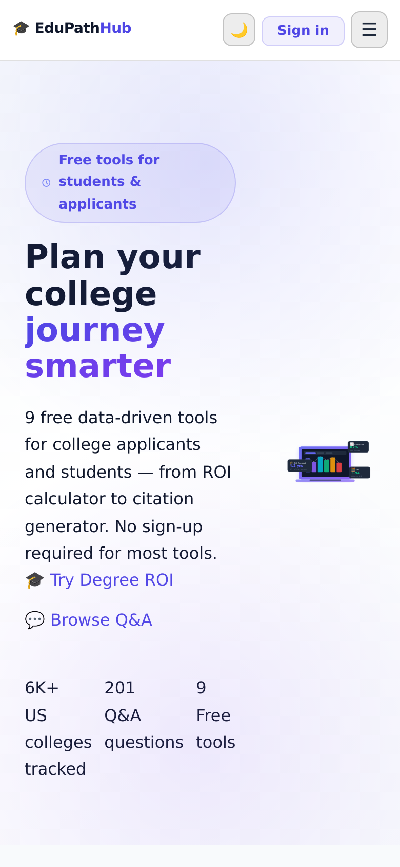 Homepage / Lander