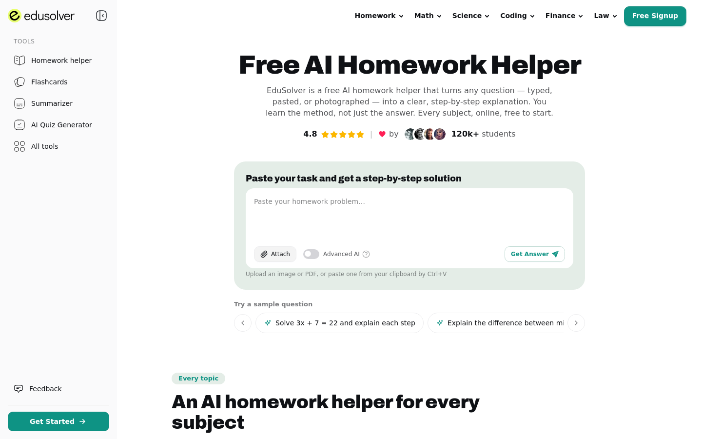 Captured Homepage / Lander