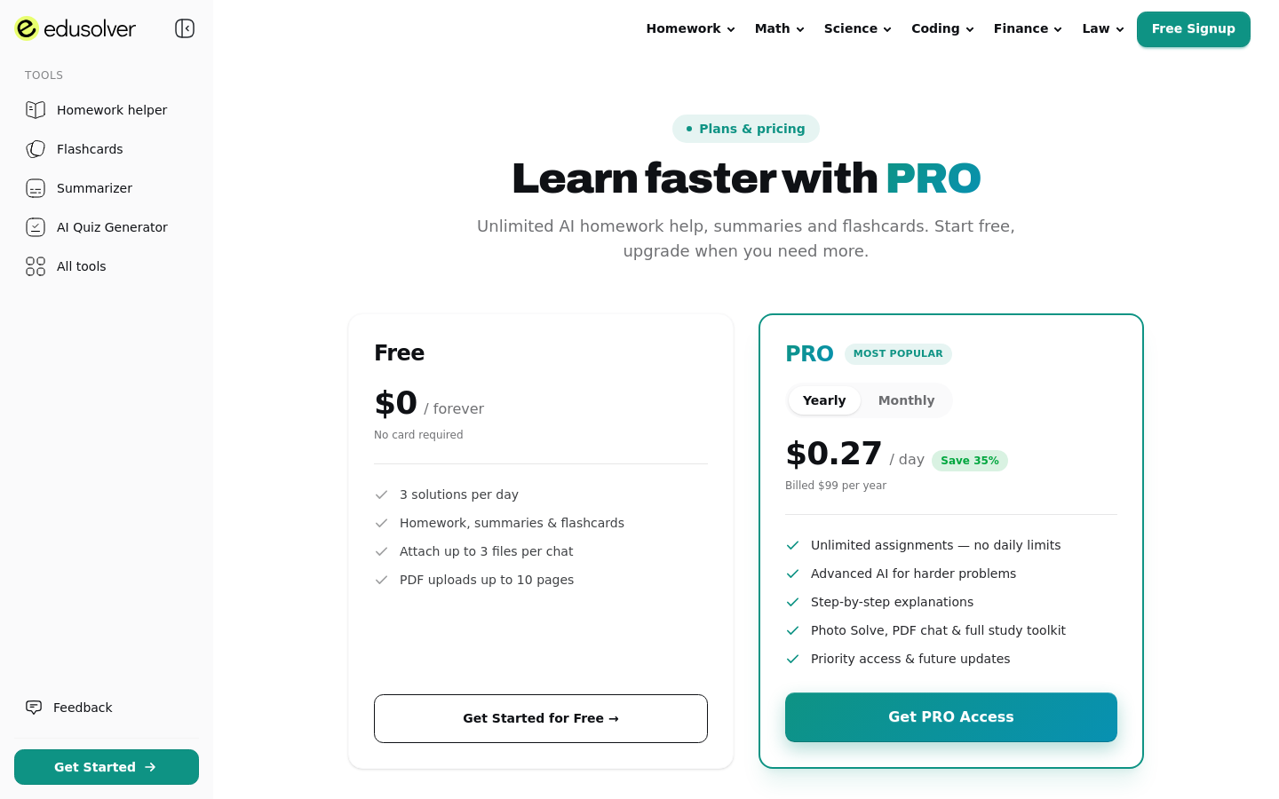 Pricing