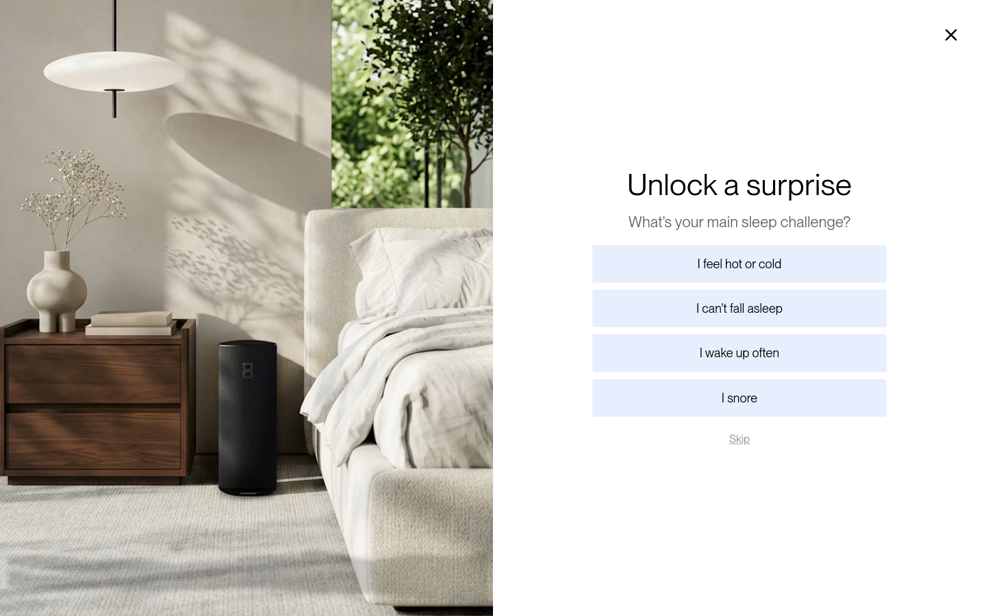eightsleep.com home page