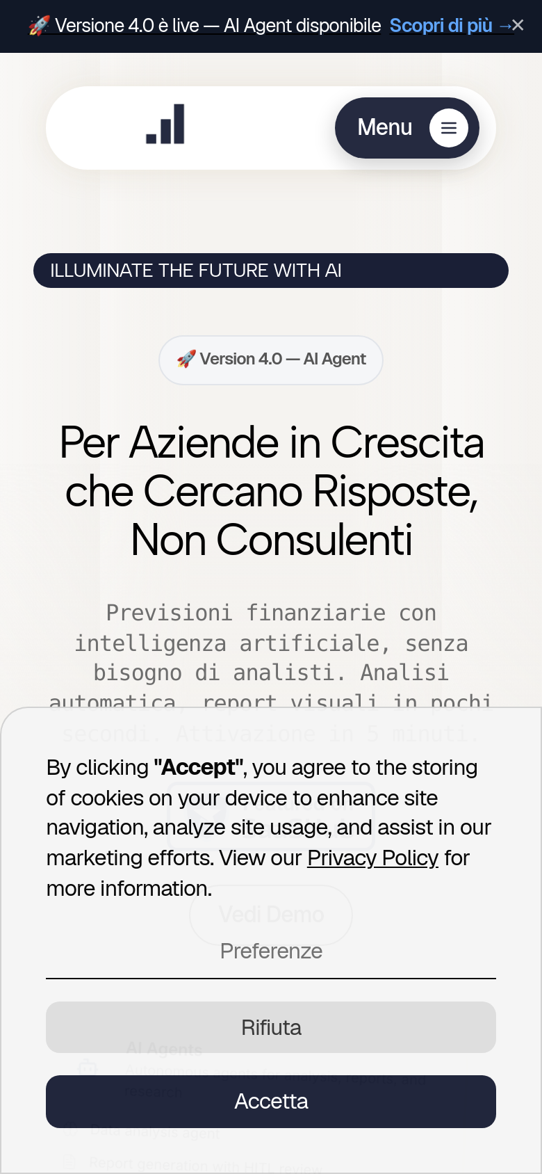 Homepage / Lander