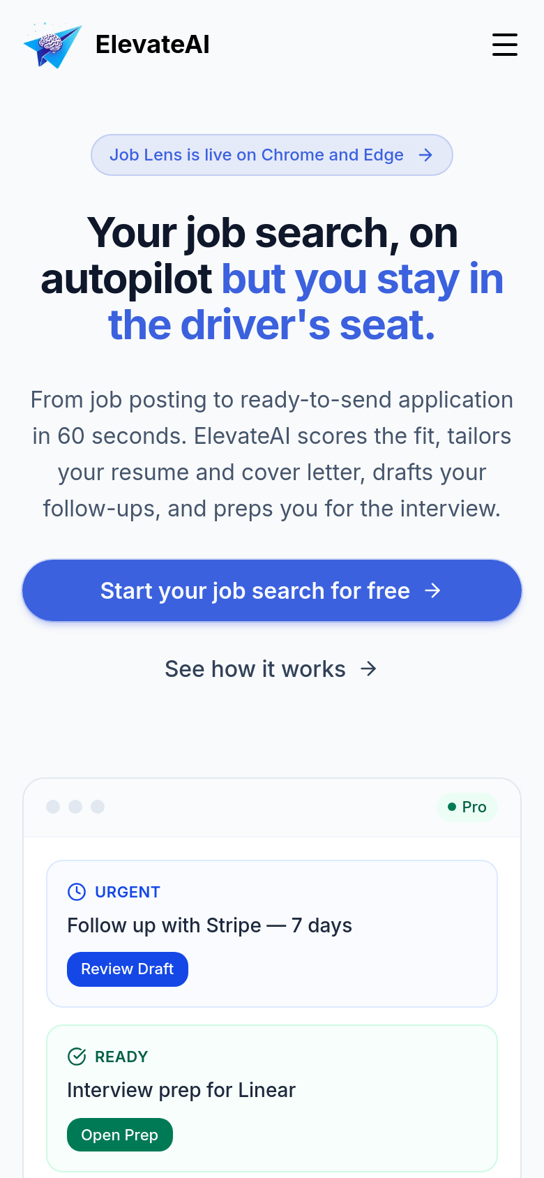 Homepage / Lander