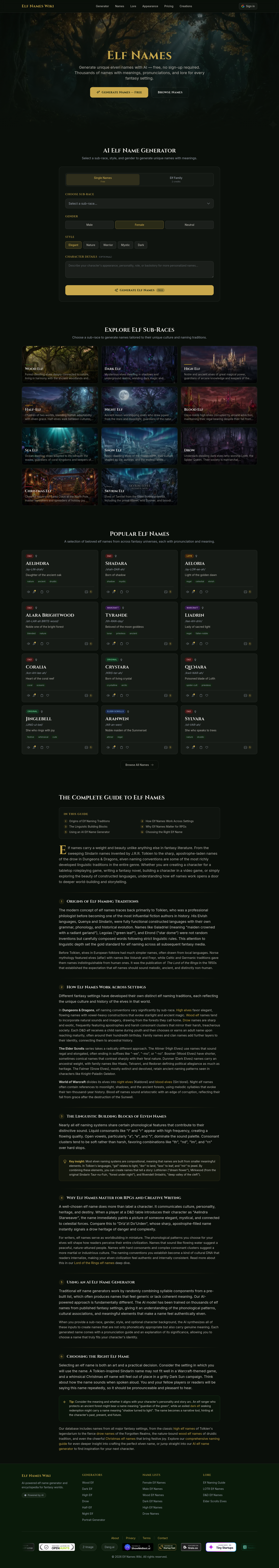 elfnames.wiki — 