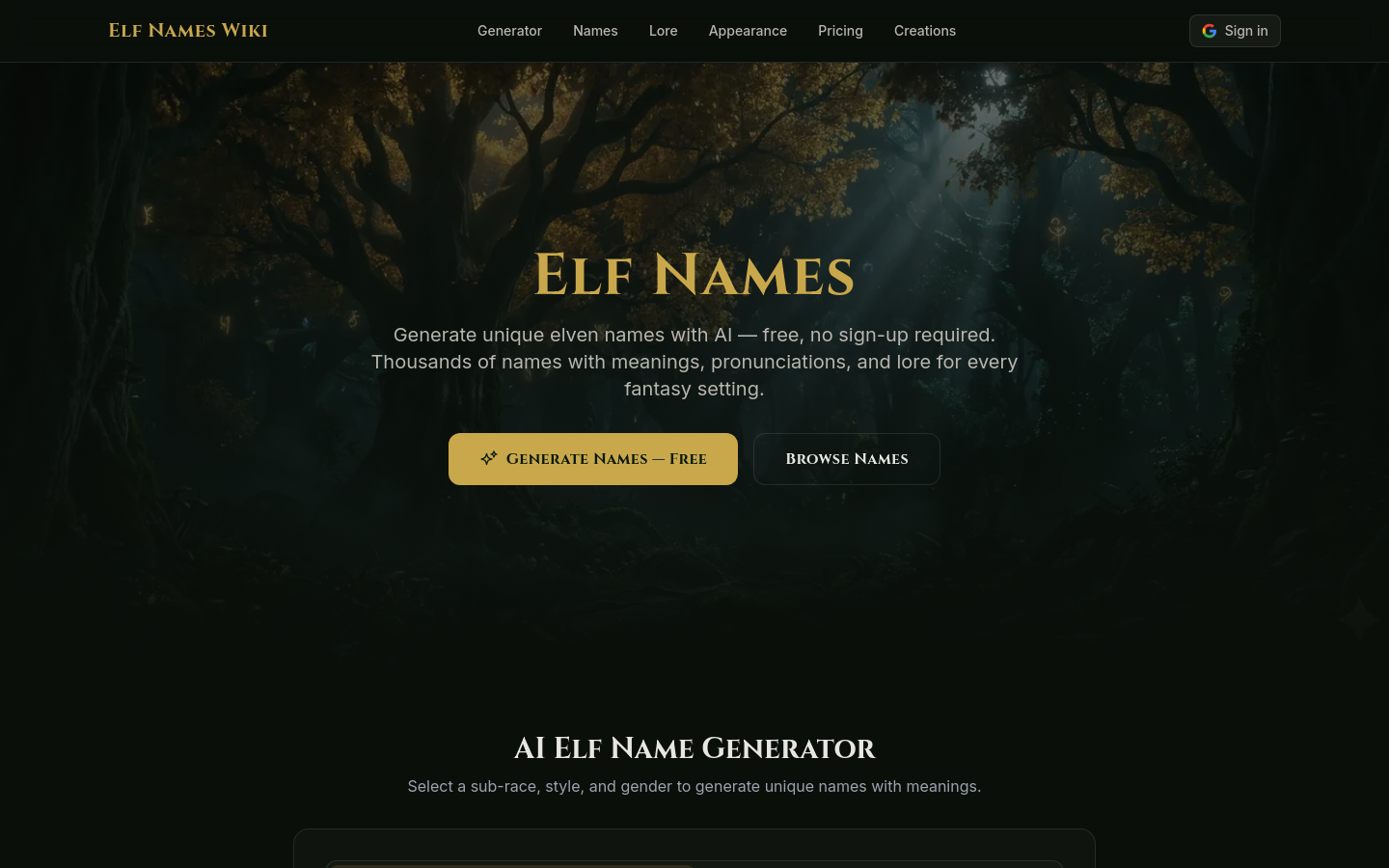 Captured Homepage / Lander