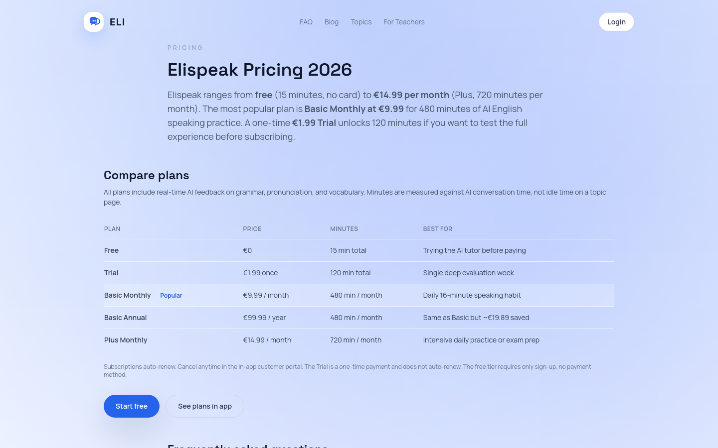 Pricing