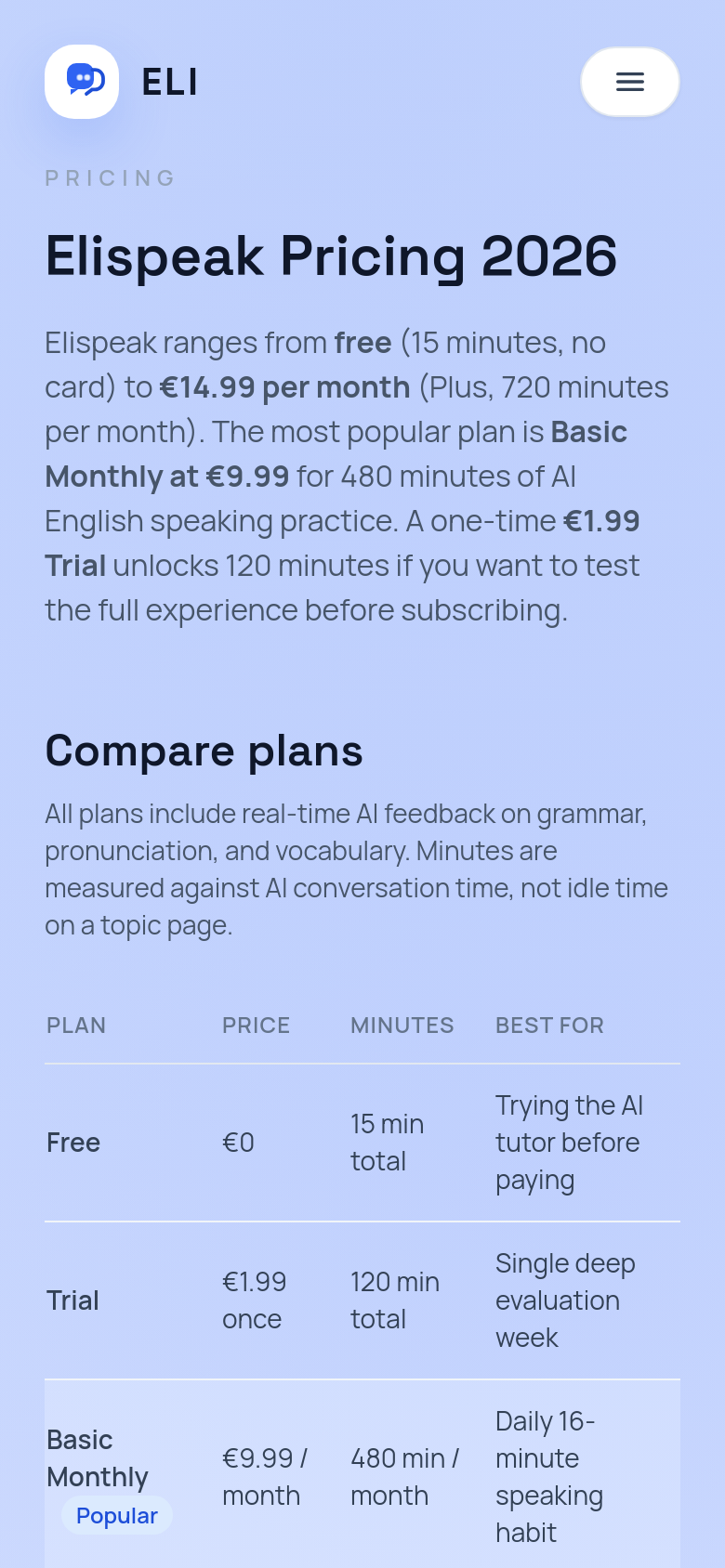 Pricing