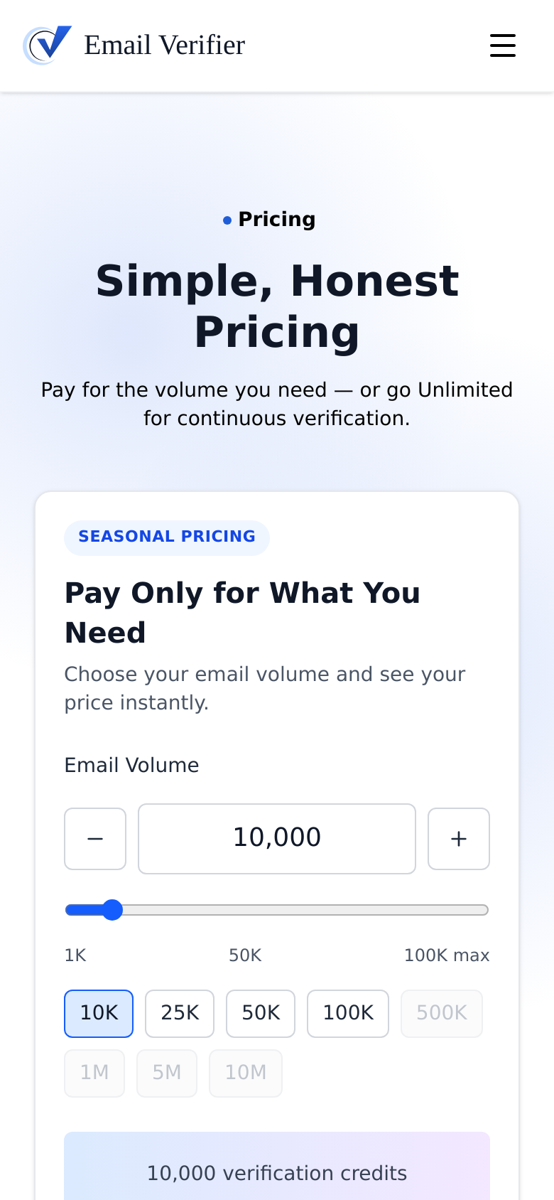 Pricing