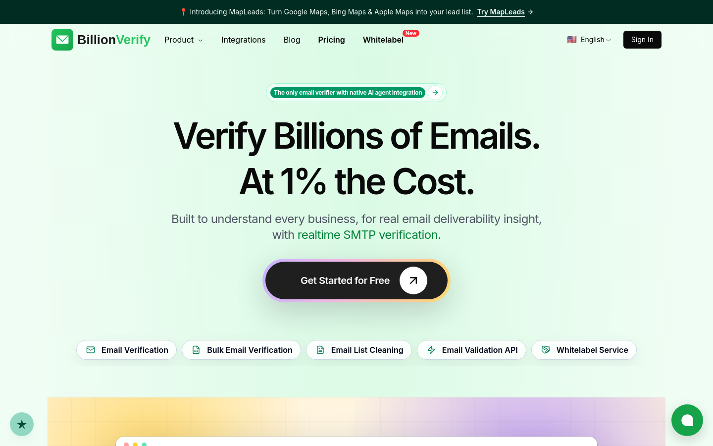 Captured Homepage / Lander