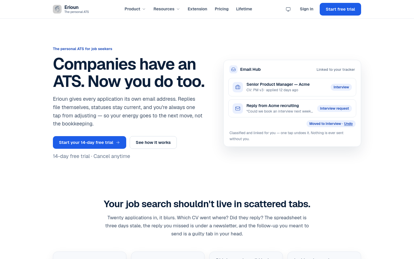 Captured Homepage / Lander