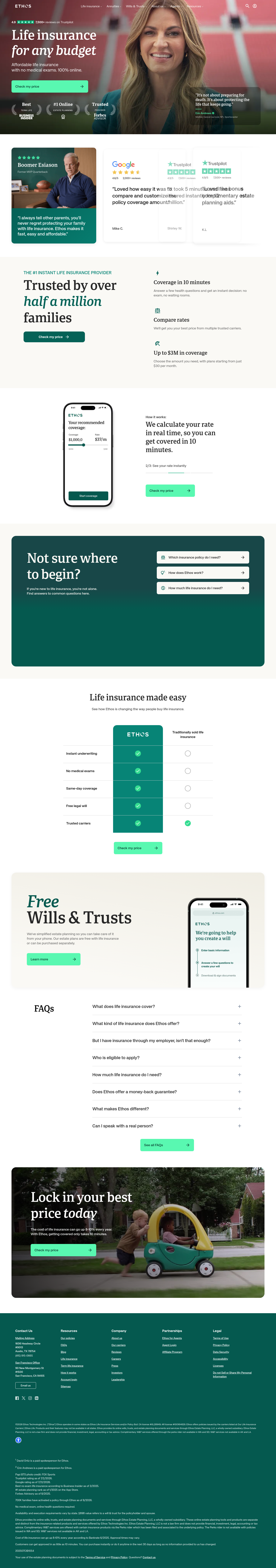 ethoslife.com — 