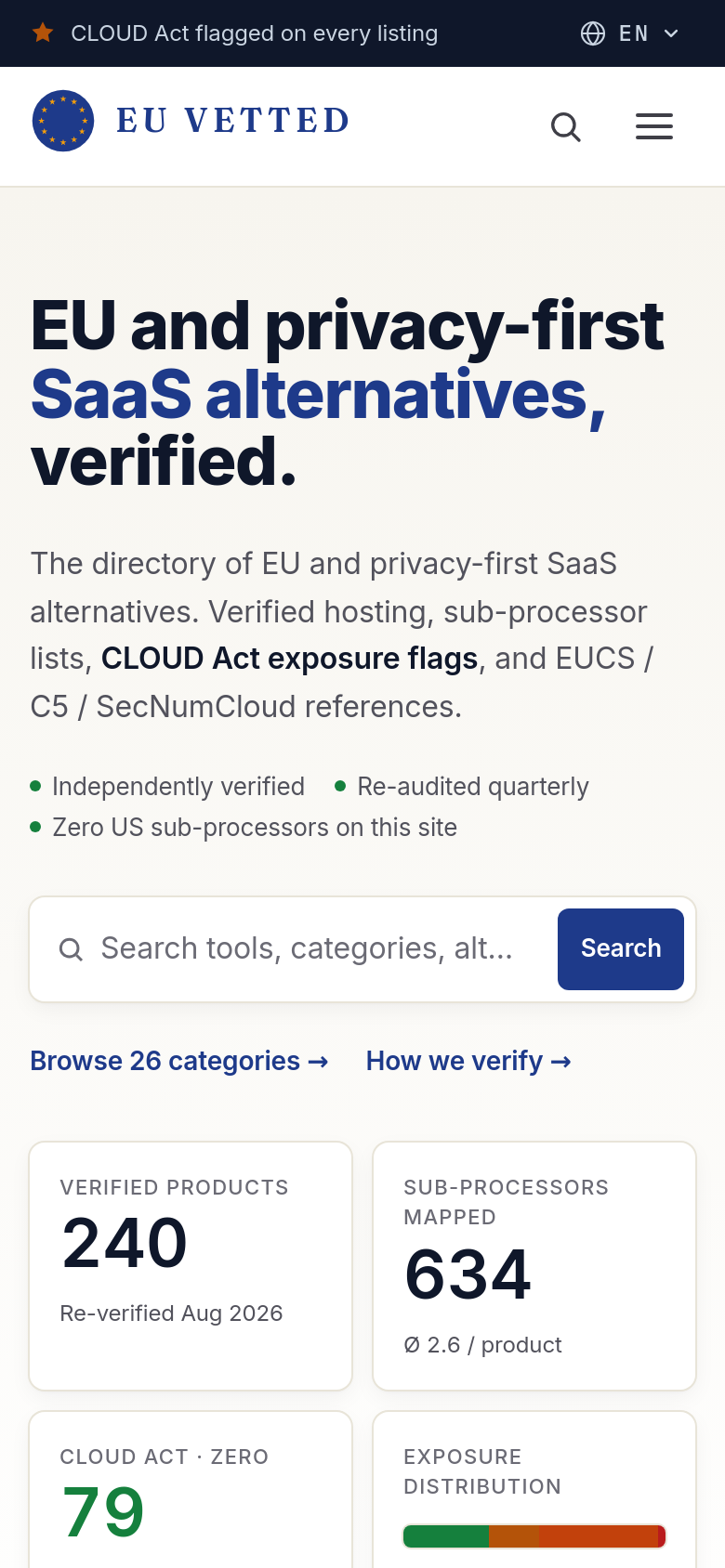 Homepage / Lander