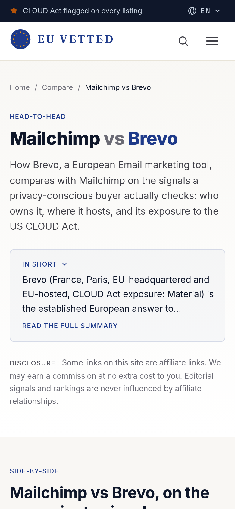 Mailchimp Vs Brevo