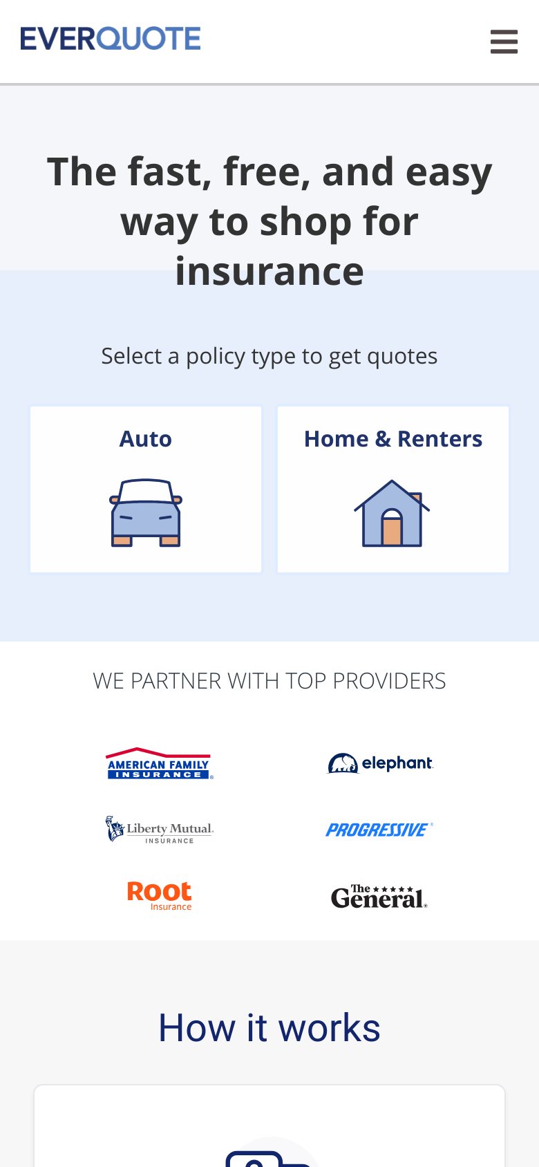 Homepage / Lander
