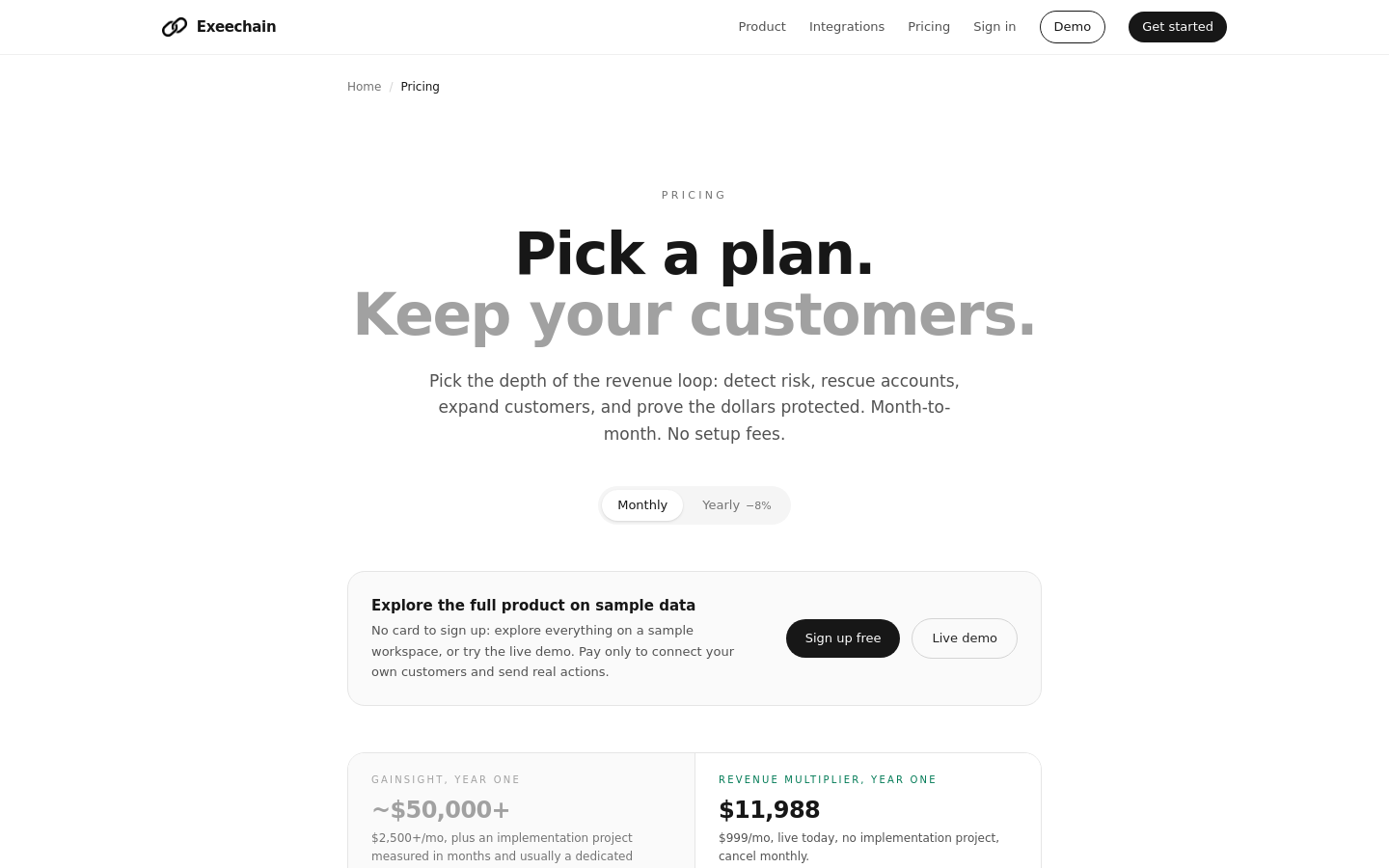 Pricing