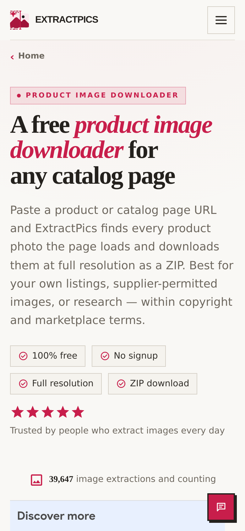 Product Image Downloader