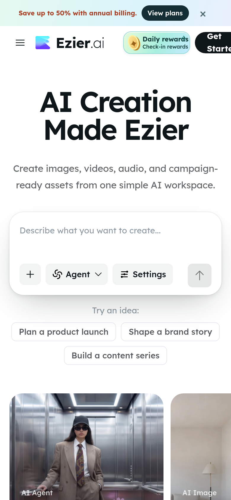Homepage / Lander