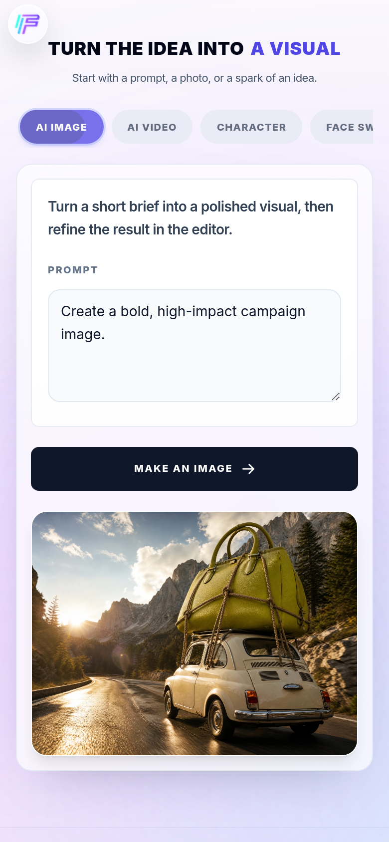 Homepage / Lander