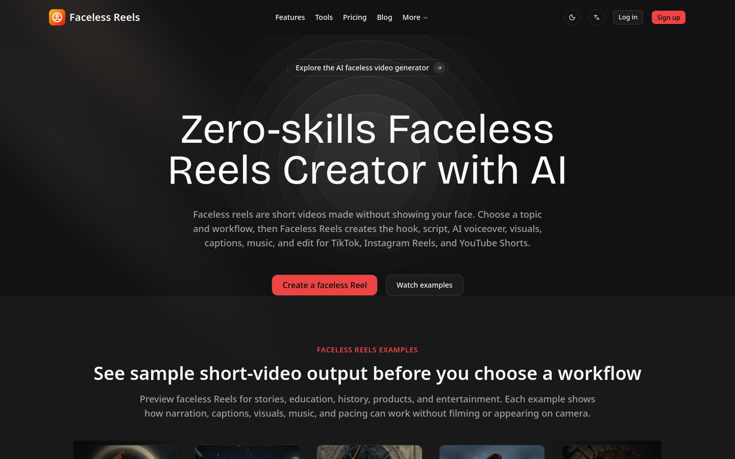 Captured Homepage / Lander