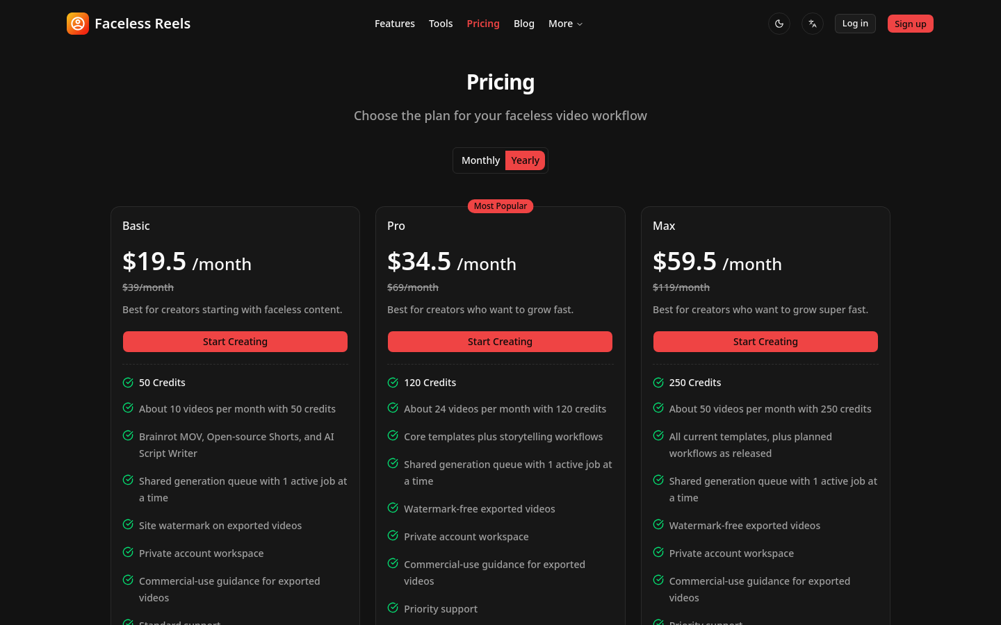 Pricing