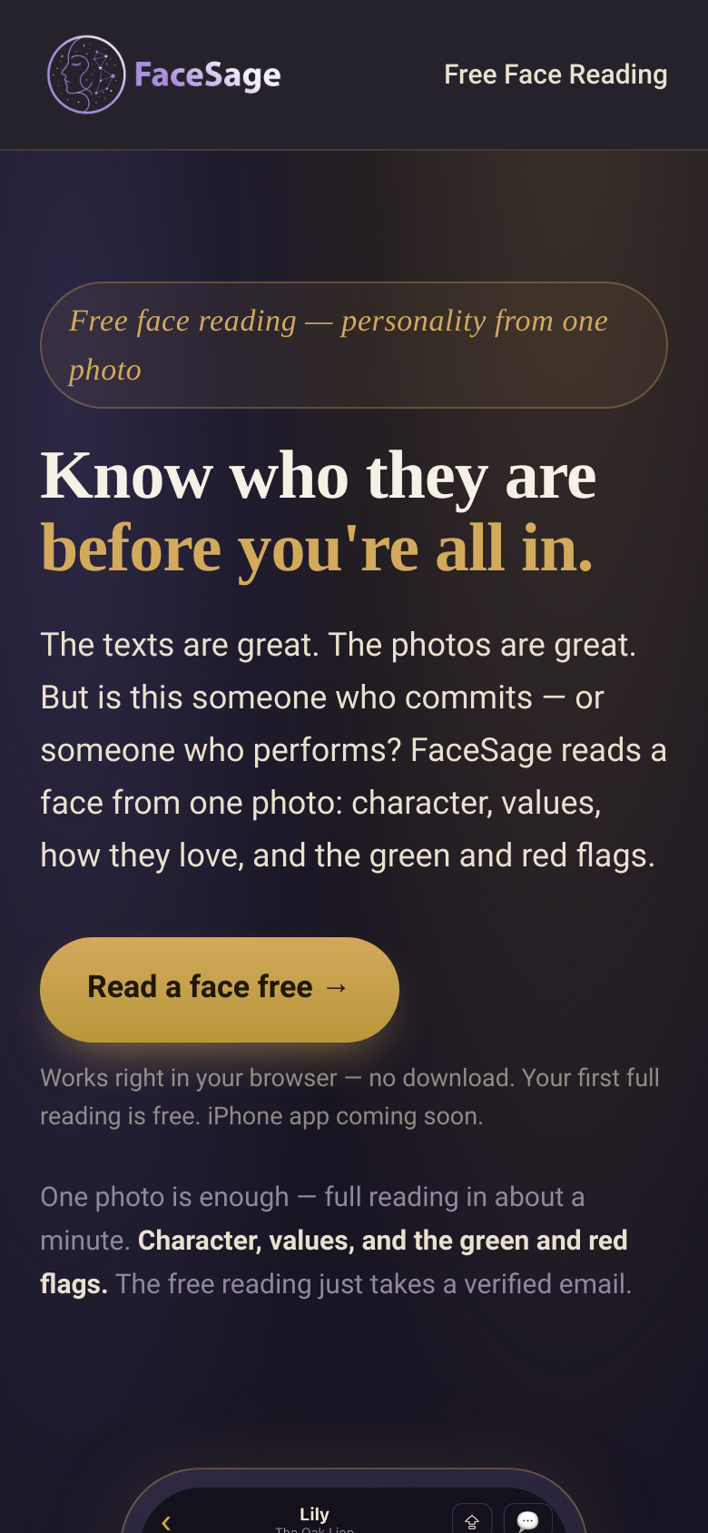 Homepage / Lander