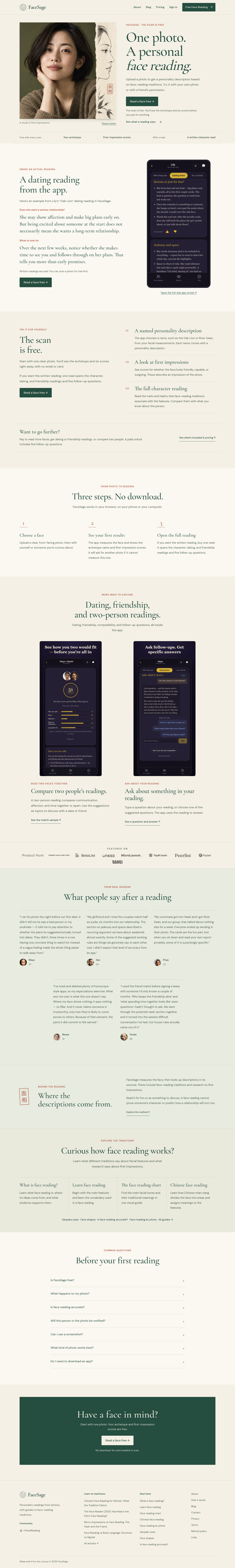 facesage.app — The Objection-Handler
