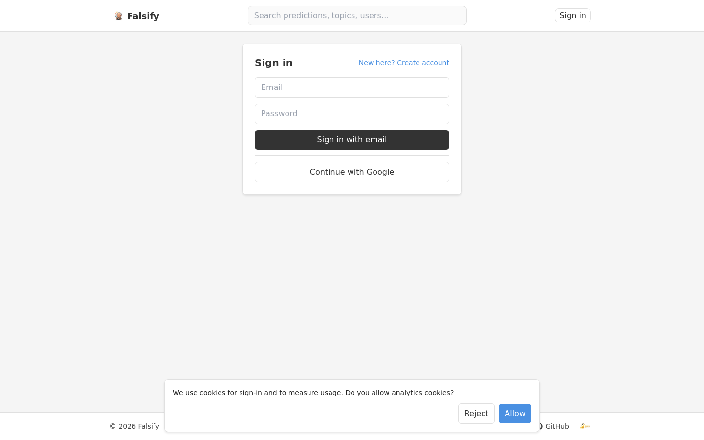 falsify.app —