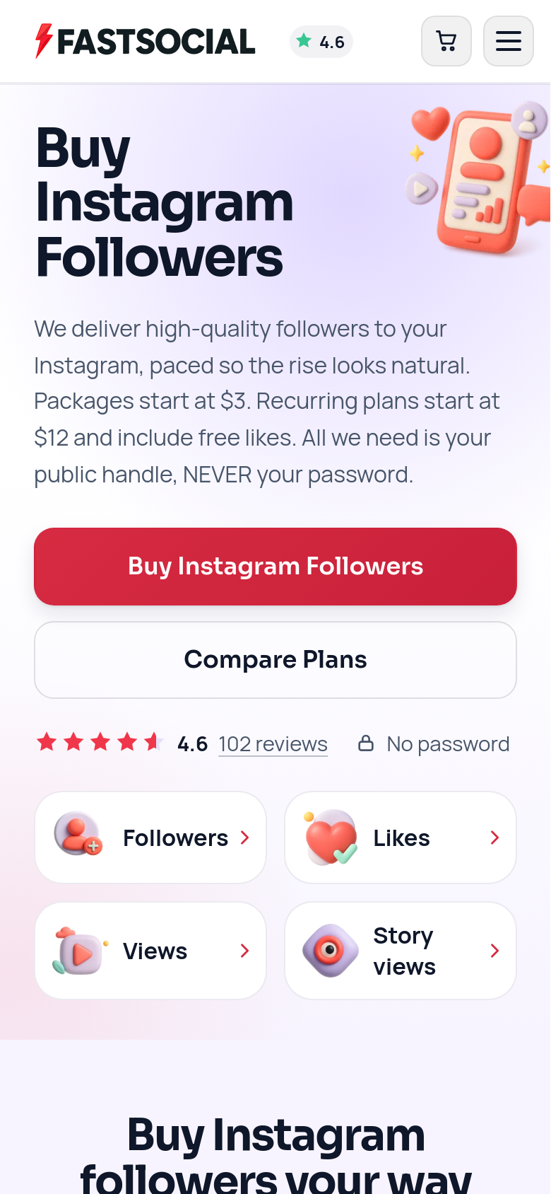 Homepage / Lander