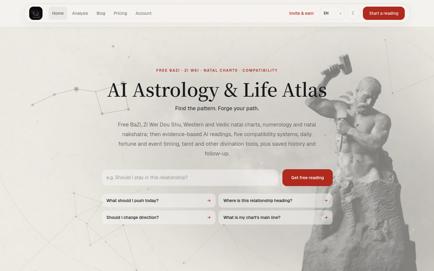 Captured Homepage / Lander