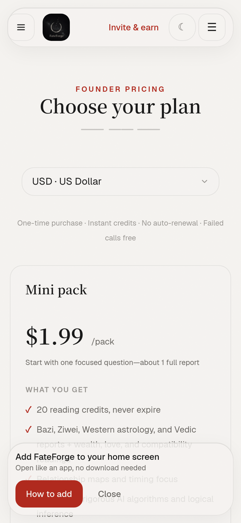 Pricing