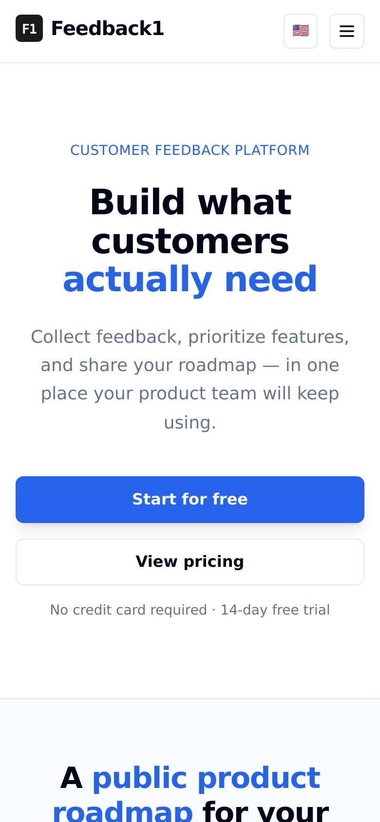 Homepage / Lander
