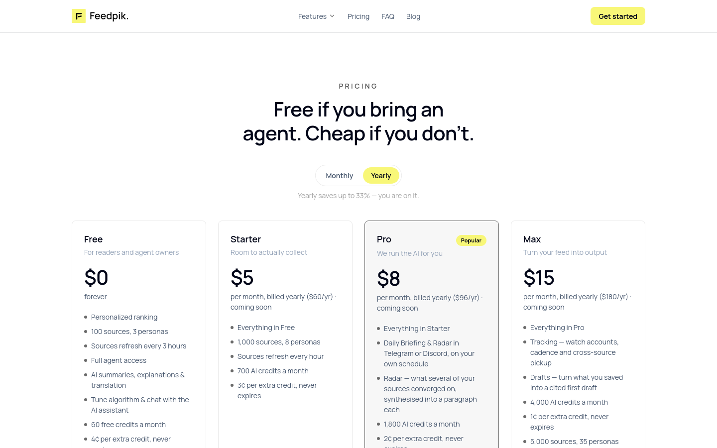 Pricing