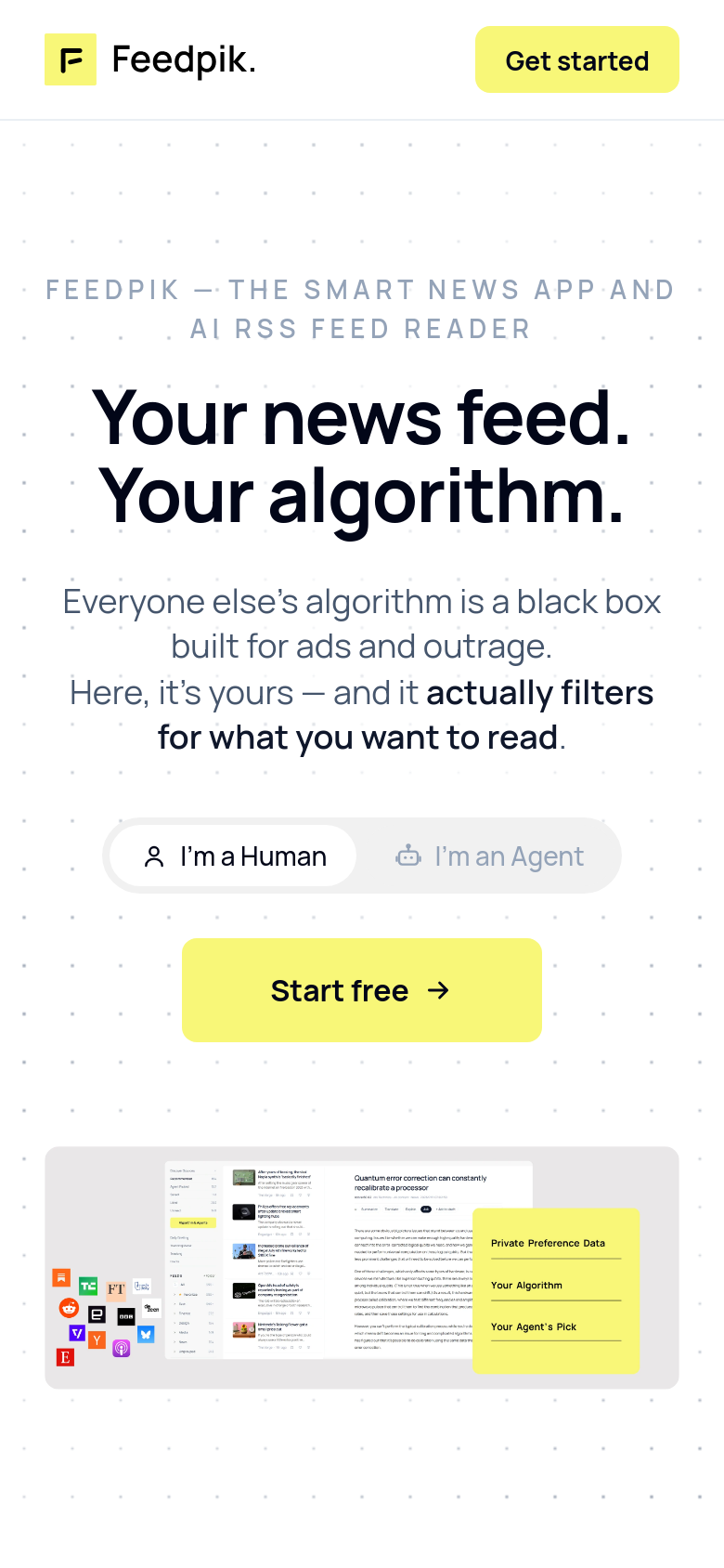 Homepage / Lander