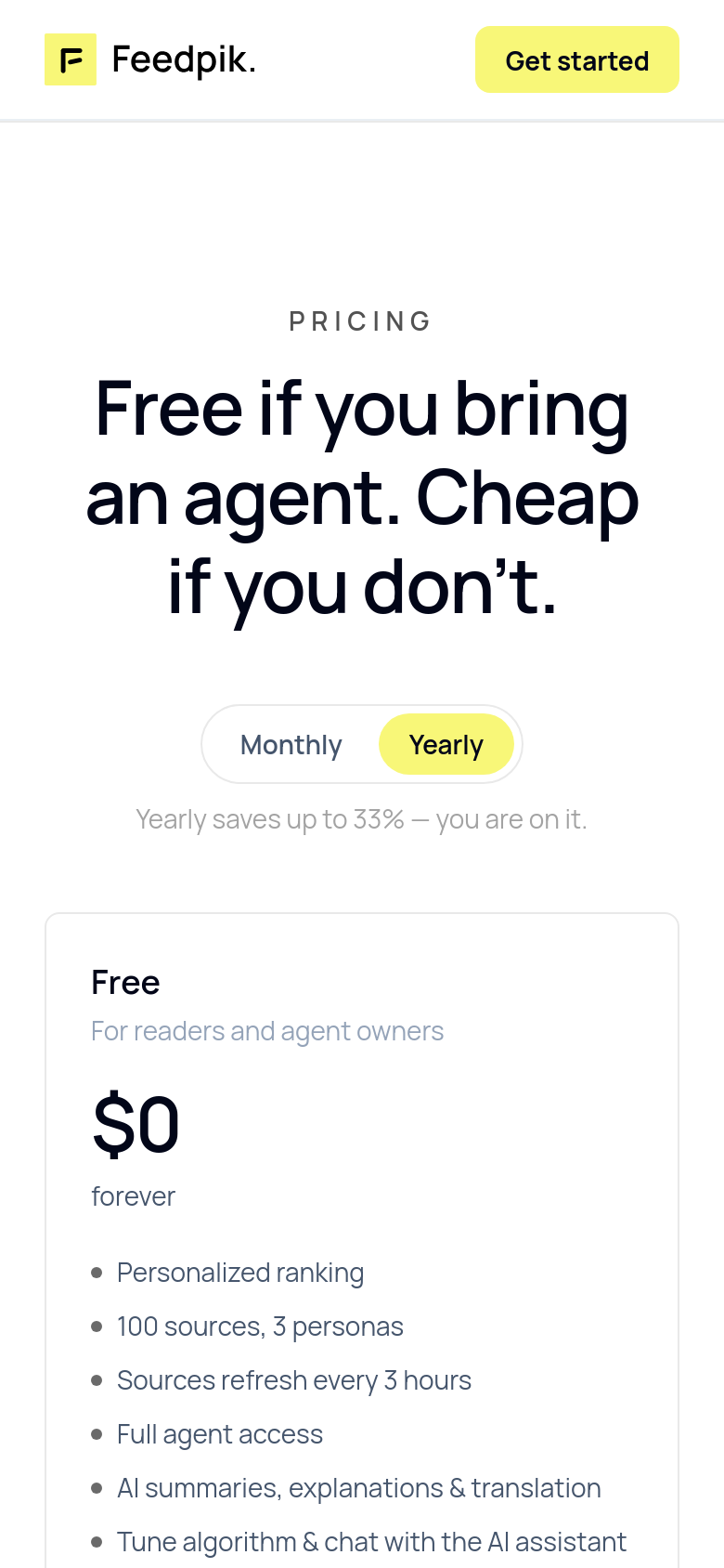 Pricing