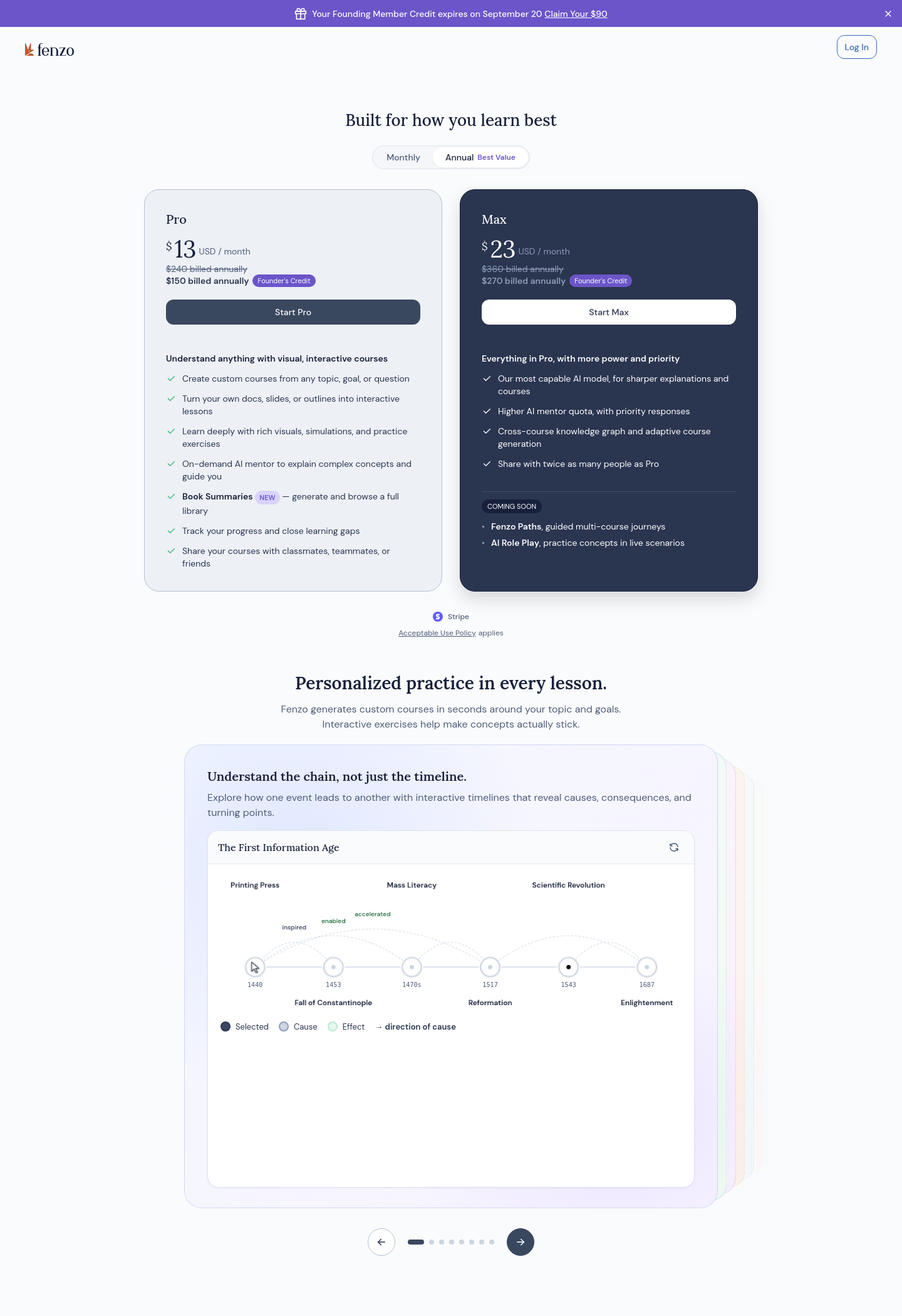 Price anchor element