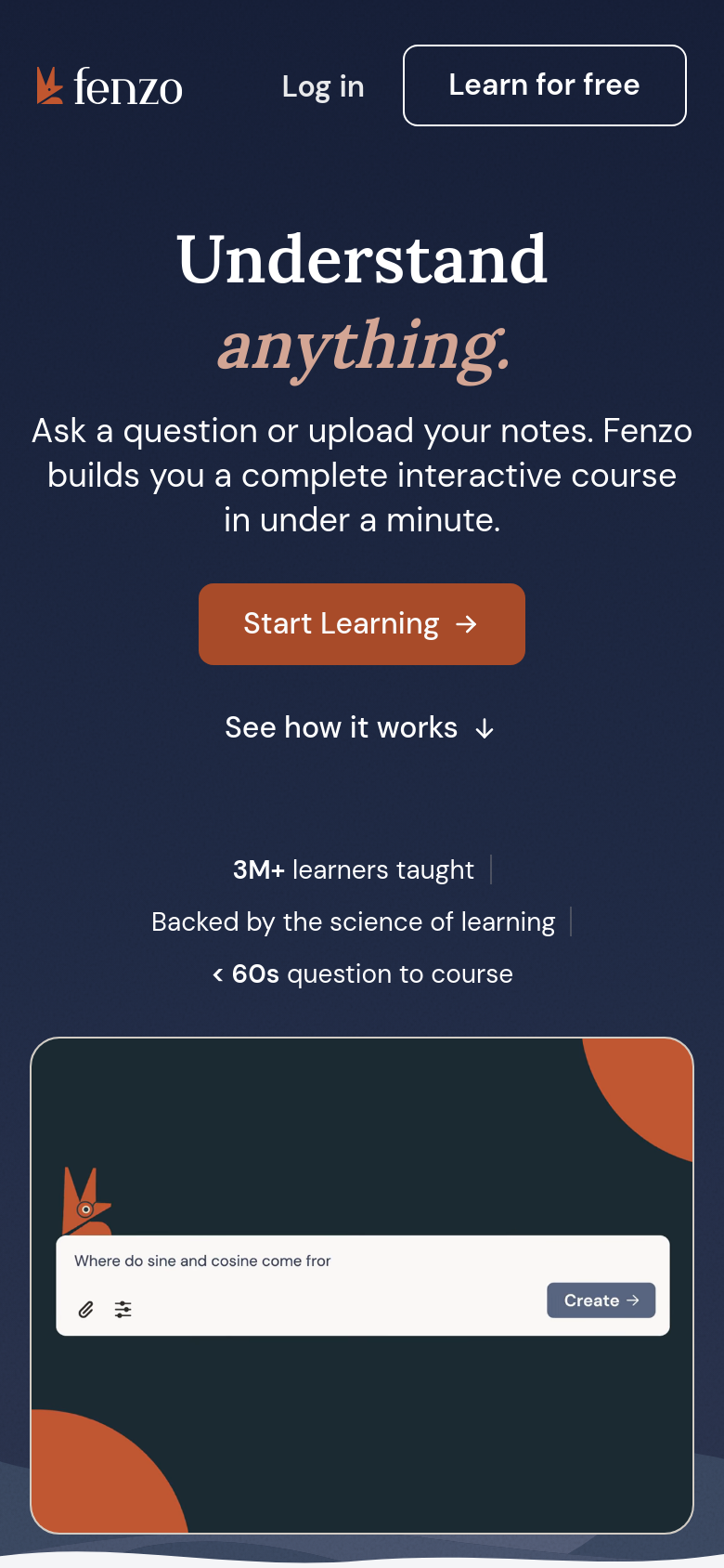 Homepage / Lander