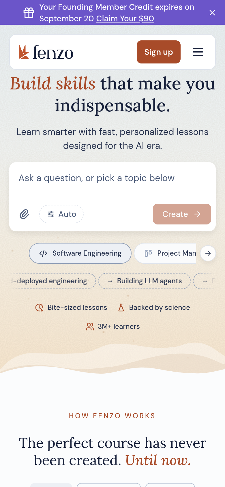 Homepage / Lander