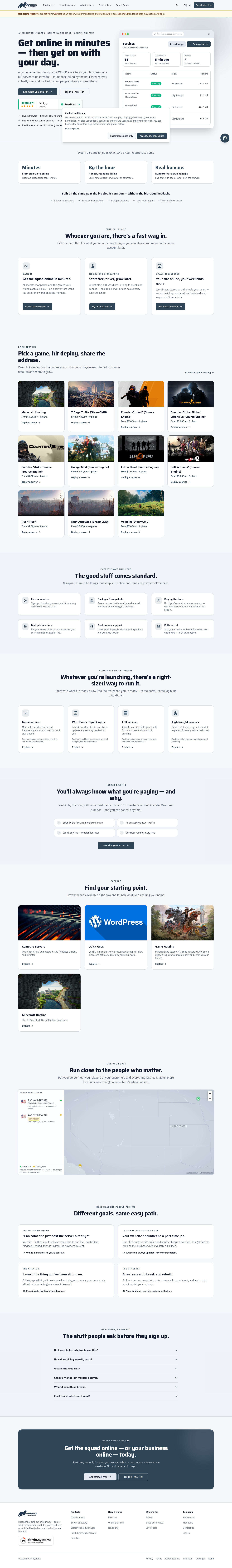 ferrix.systems — The Pricing Page