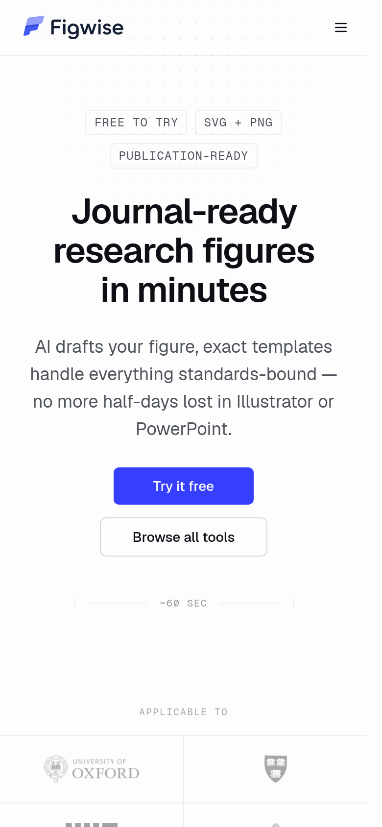 Homepage / Lander