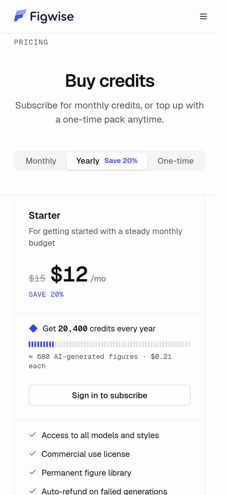 Pricing