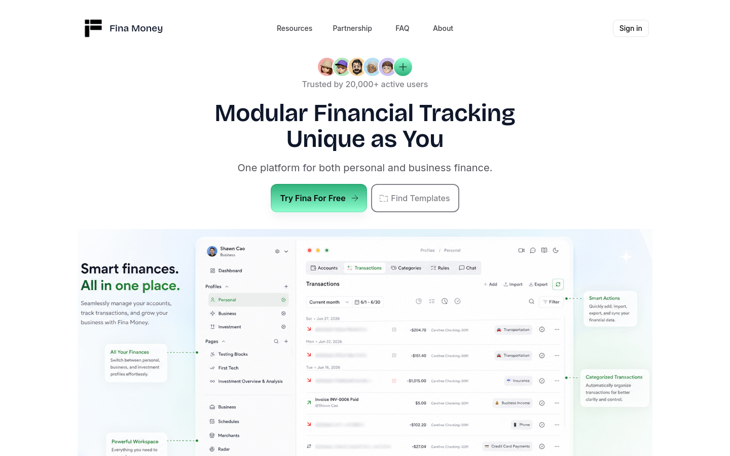 Captured Homepage / Lander