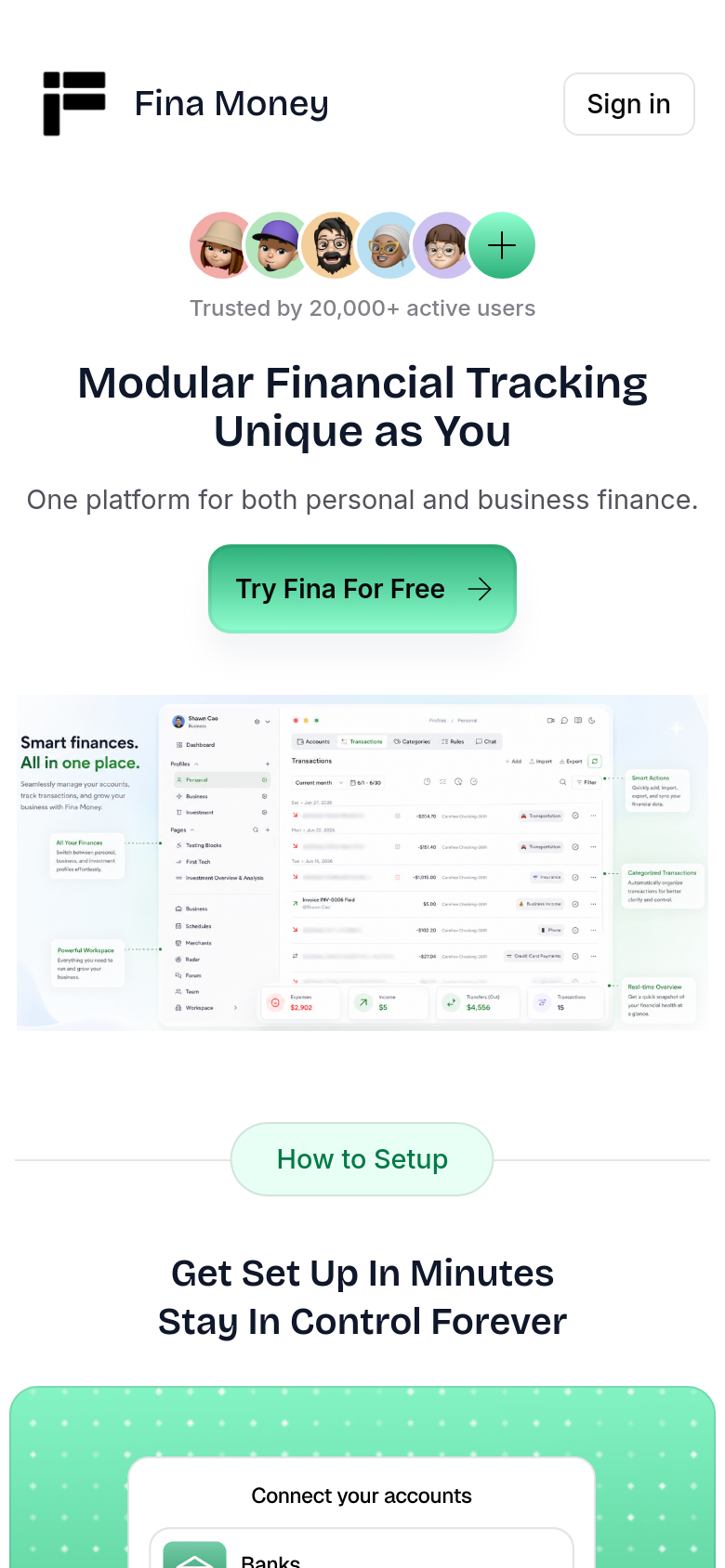 Homepage / Lander
